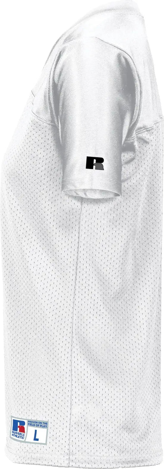 Russell R0593x Ladies Solid Flag Football Jersey - White