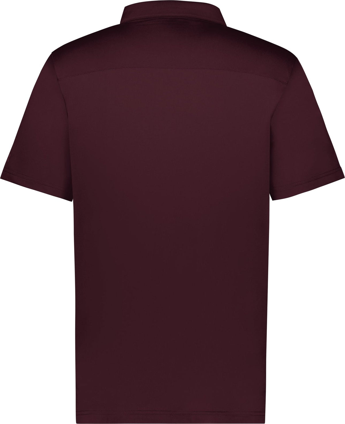 Russell R10gkm Sideline Grid Polo - Maroon