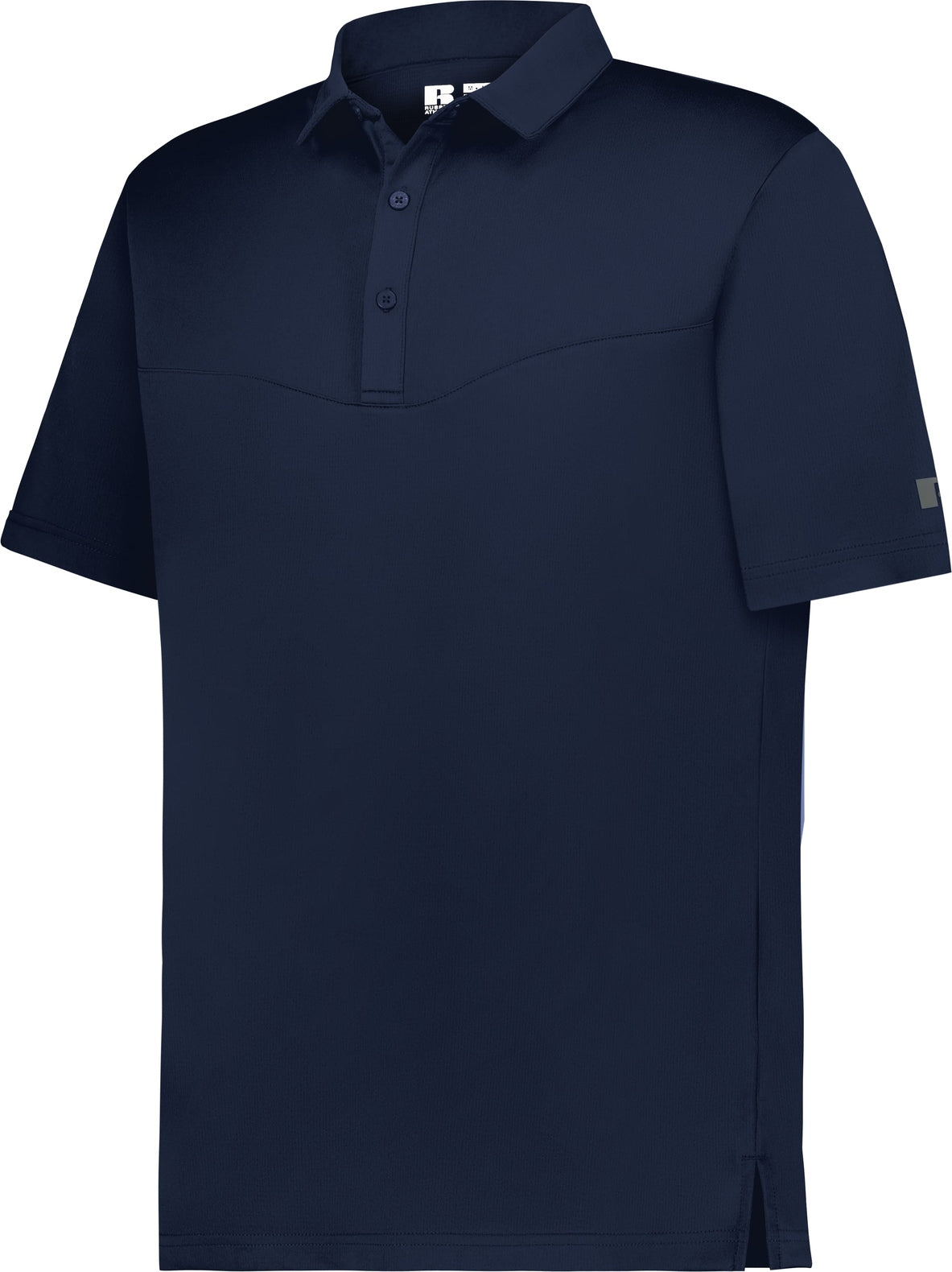 Russell R10gkm Sideline Grid Polo - Navy - Adult s