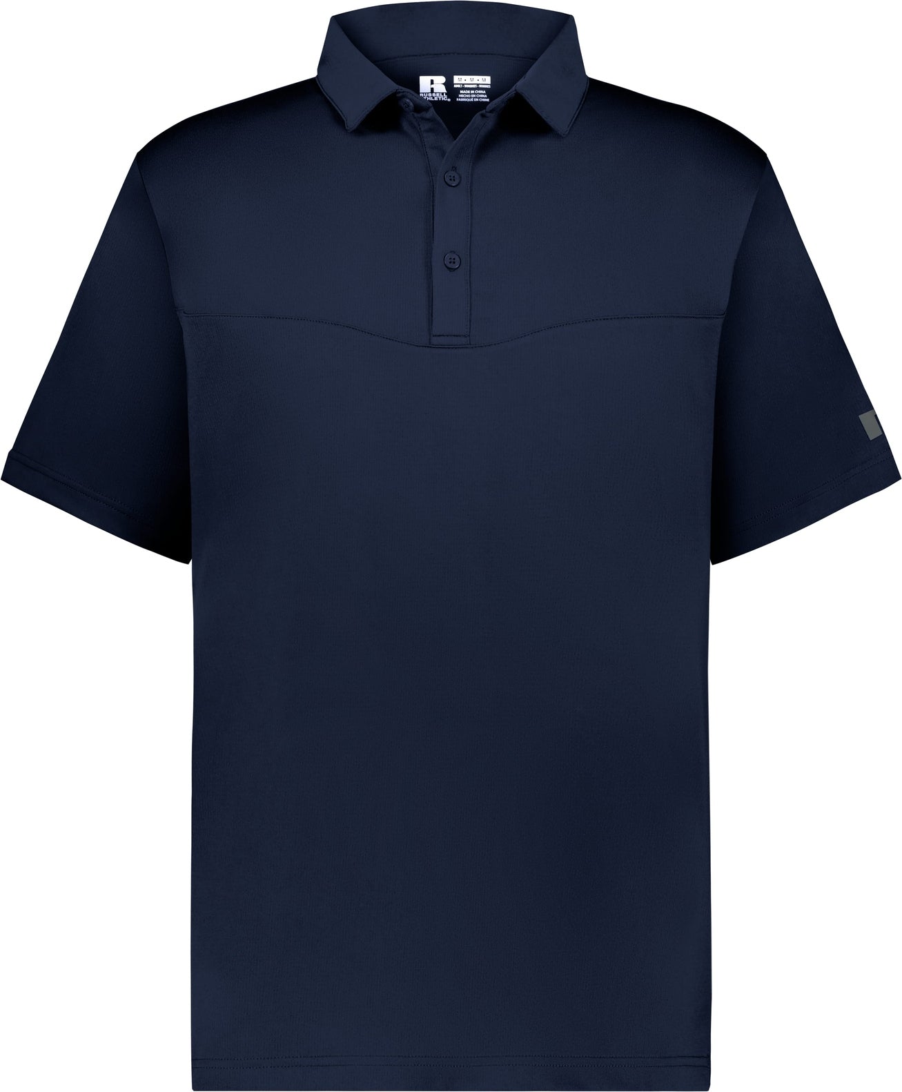 Russell R10gkm Sideline Grid Polo - Navy - Adult s