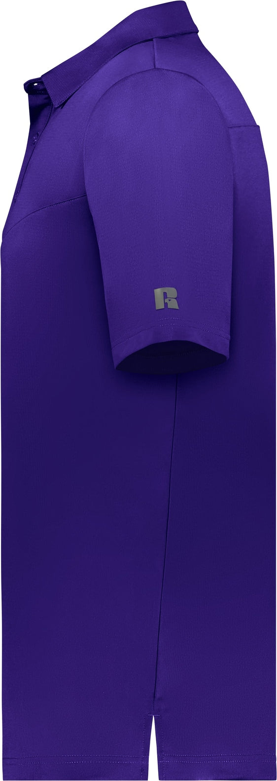 Russell R10gkm Sideline Grid Polo - Purple