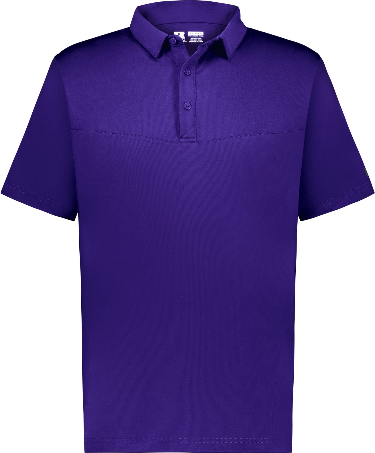 Russell R10gkm Sideline Grid Polo - Purple - Adult s