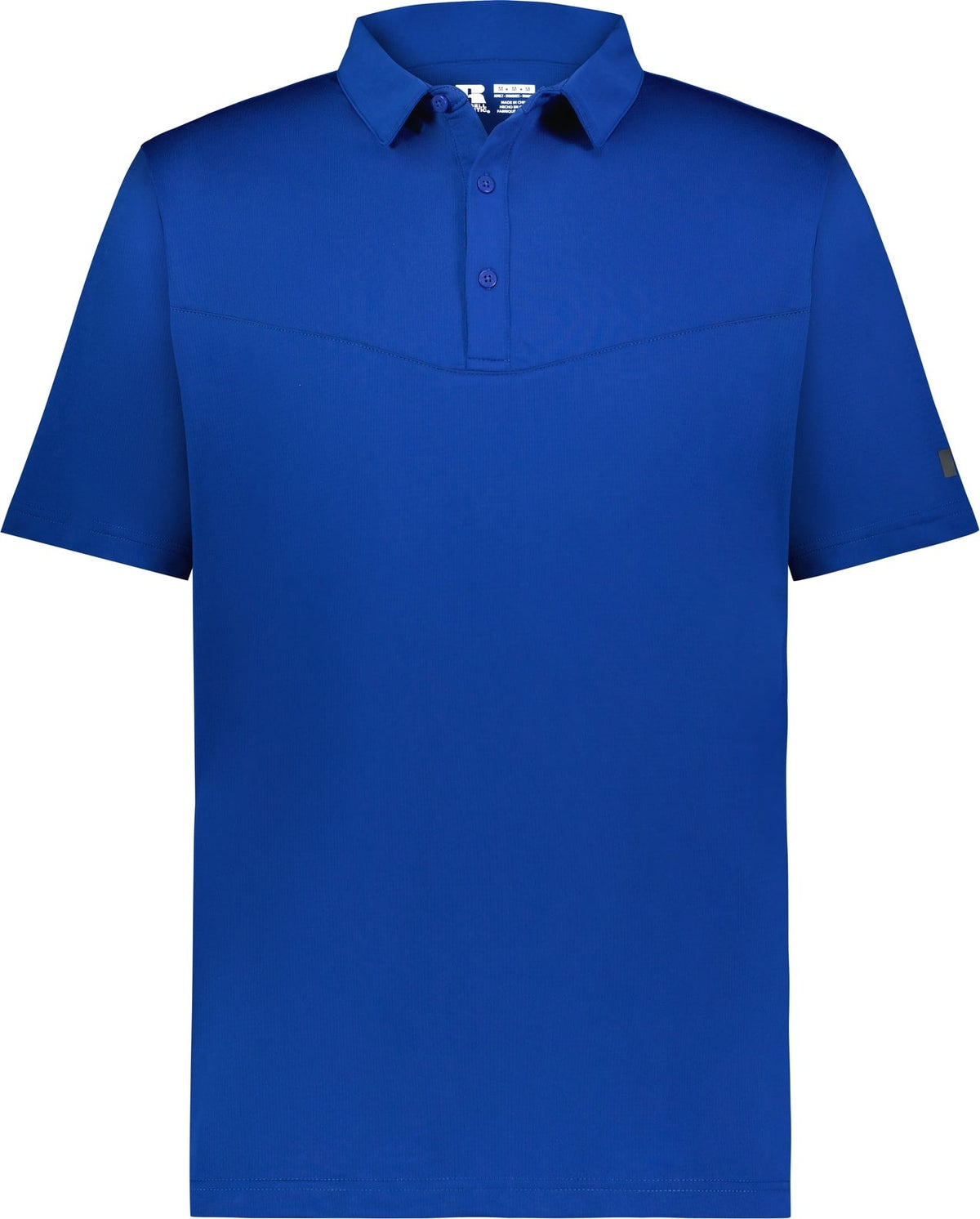 Russell R10gkm Sideline Grid Polo - Royal