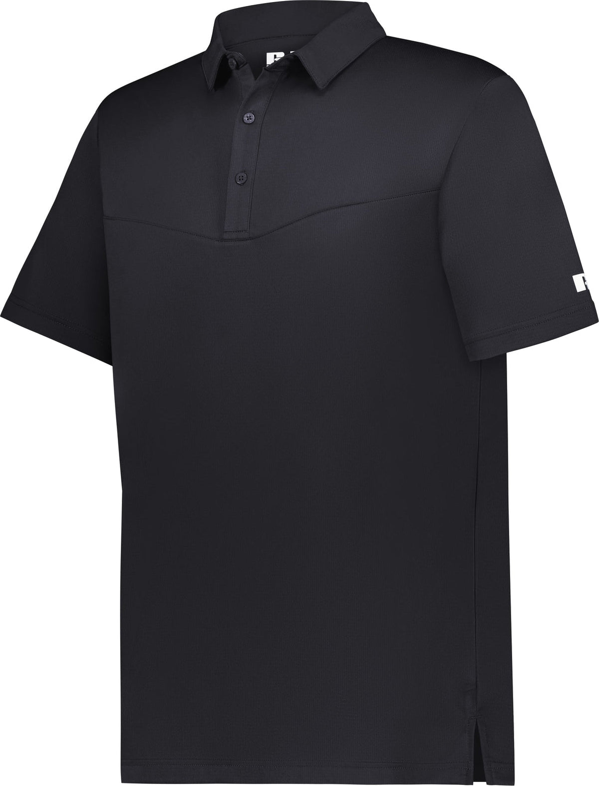 Russell R10gkm Sideline Grid Polo - Stealth - Dark Gray / Adult s