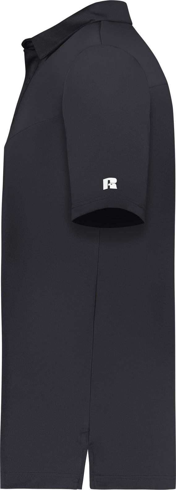 Russell R10gkm Sideline Grid Polo - Stealth