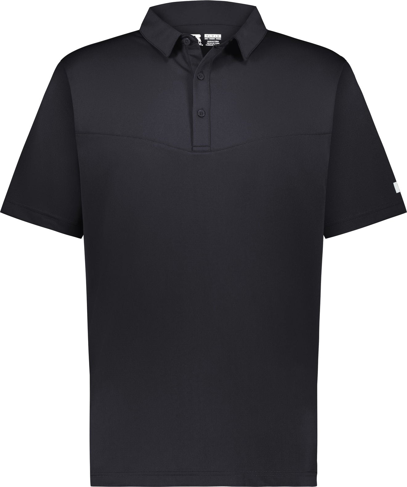 Russell R10gkm Sideline Grid Polo - Stealth - Dark Gray / Adult s