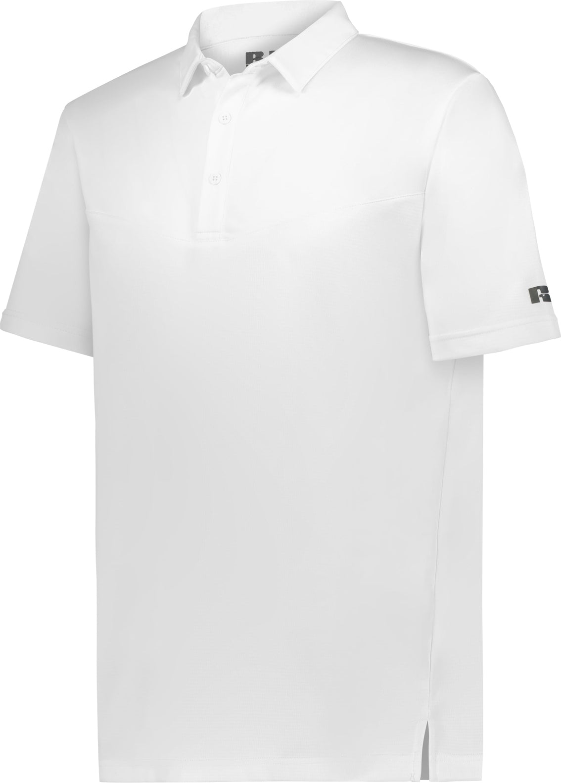 Russell R10gkm Sideline Grid Polo - White - Adult s