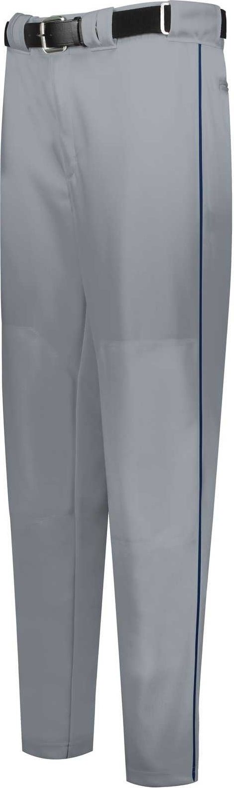 Russell R11lgb Youth Piped Diamond Series Baseball Pant 2.0 - Gray Navy