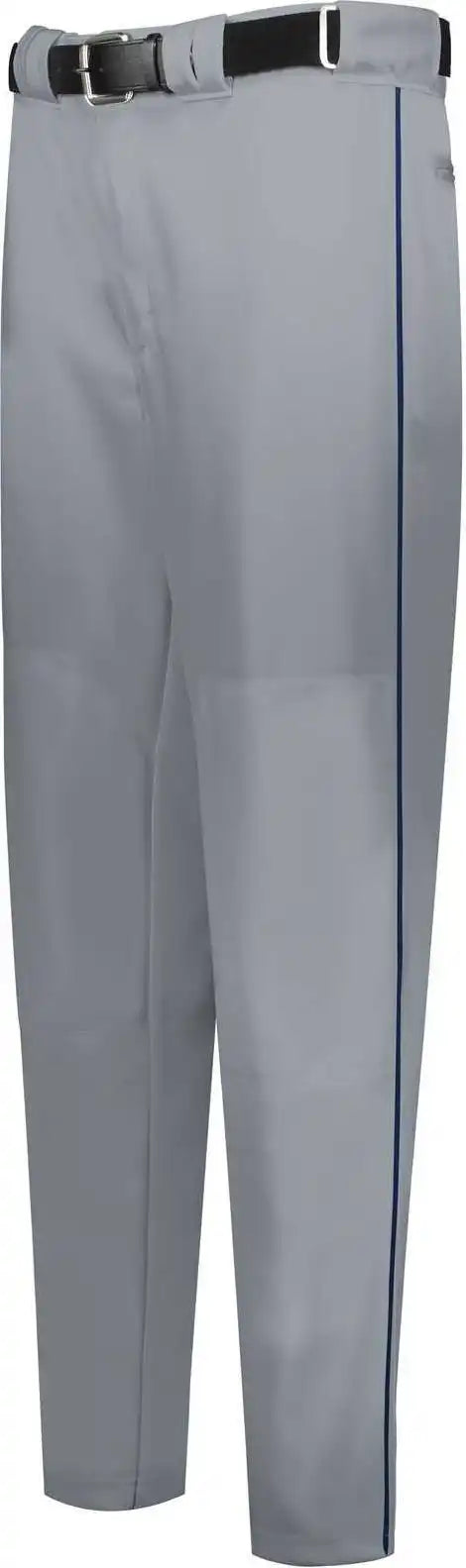 Russell R11lgb Youth Piped Diamond Series Baseball Pant 2.0 - Gray Navy