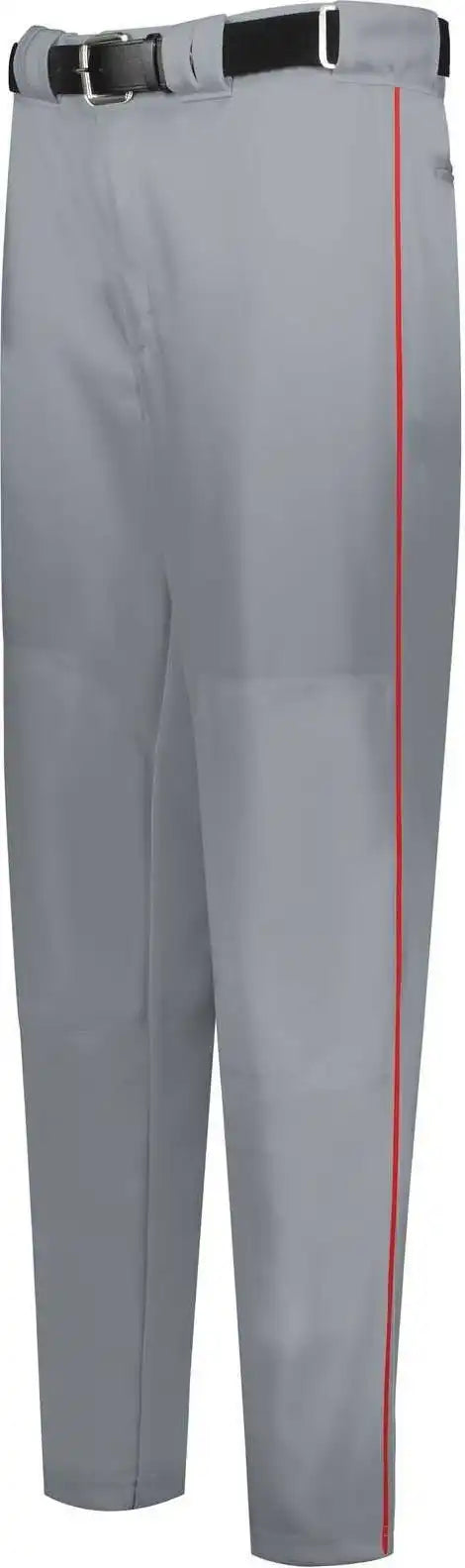 Russell R11lgm Piped Diamond Series Baseball Pant 2.0 - Gray True Red
