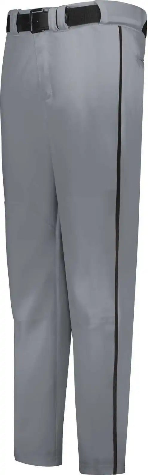 Russell R14dbm Piped Change Up Baseball Pant - Gray Black