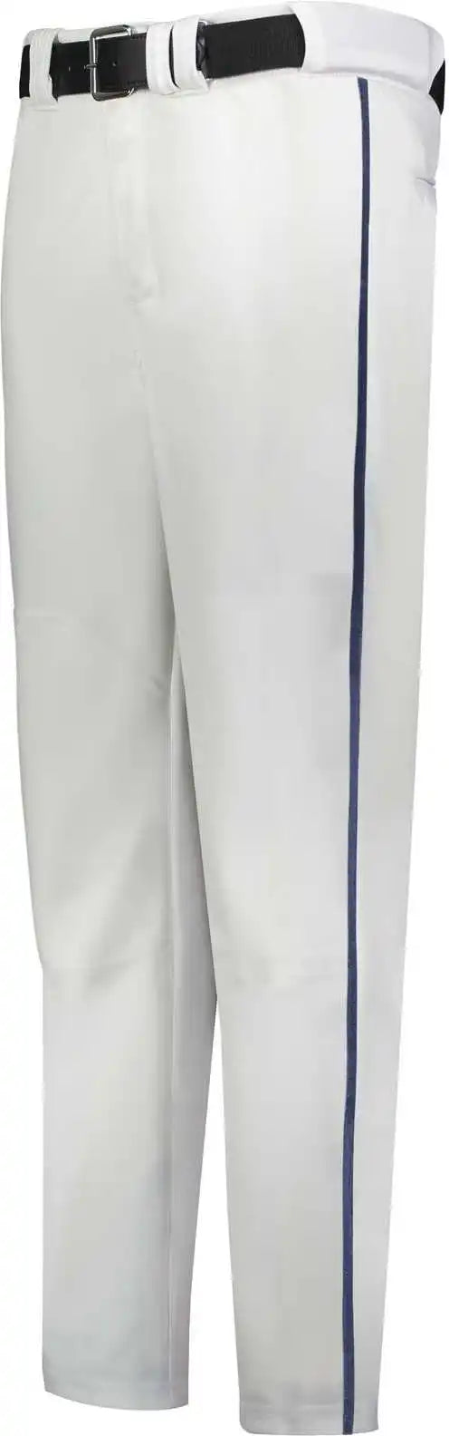 Russell R14dbm Piped Change Up Baseball Pant - White Navy
