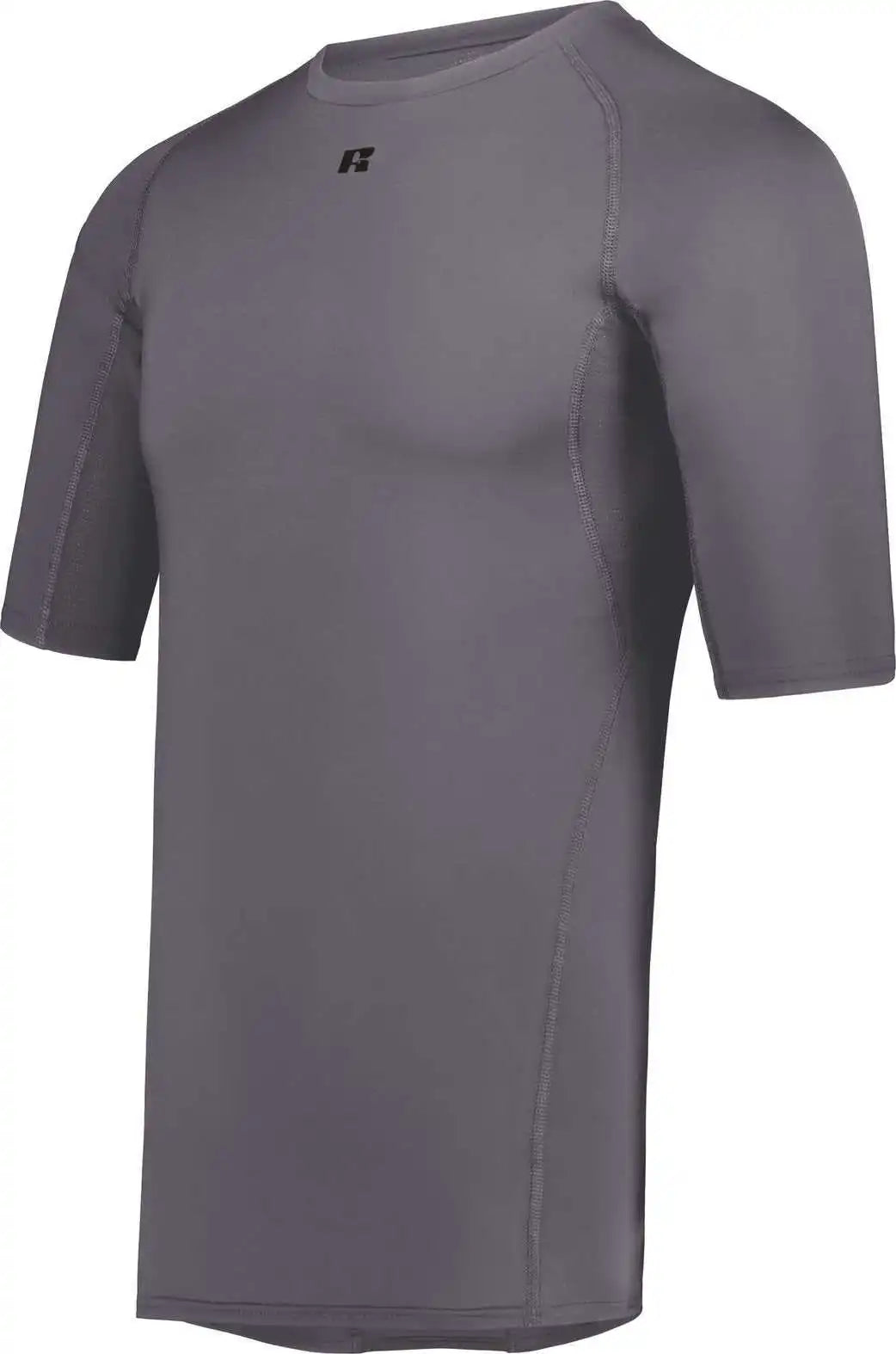 Russell R21cpm Coolcore Half Sleeve Compression Tee - Stealth