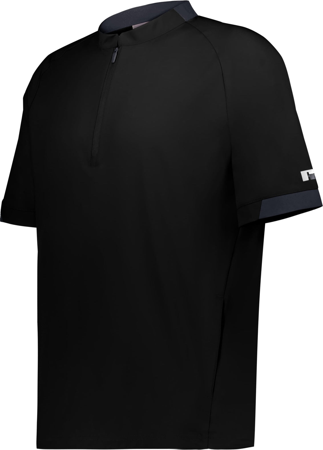 Russell R21dsm Ss Legend 1/2-zip Pullover - Black Stealth - Dark Gray / Adult s