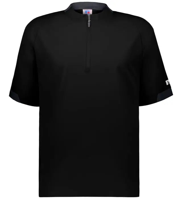 Russell R21dsm Ss Legend 1/2-zip Pullover - Black Stealth