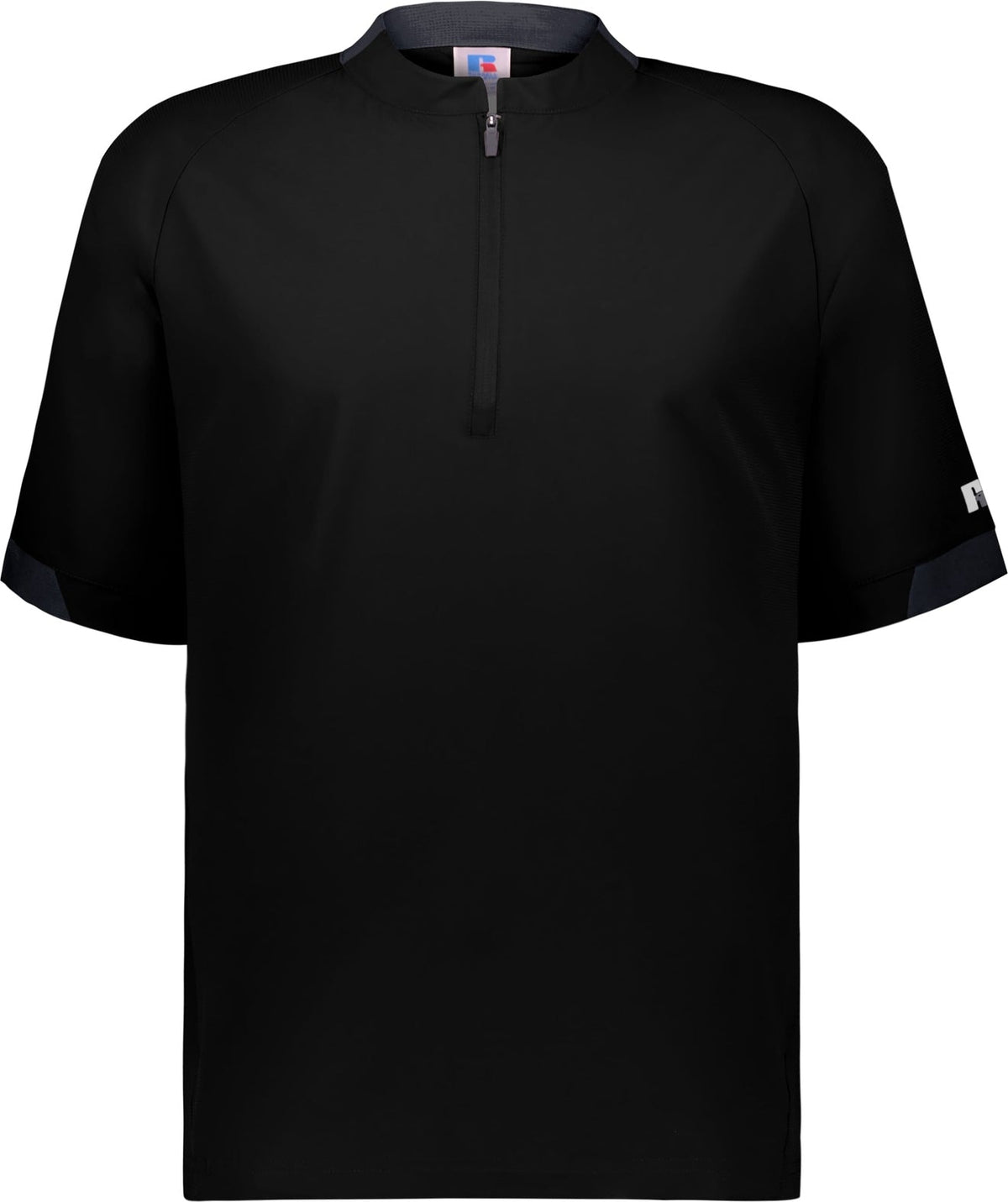 Russell R21dsm Ss Legend 1/2-zip Pullover - Black Stealth