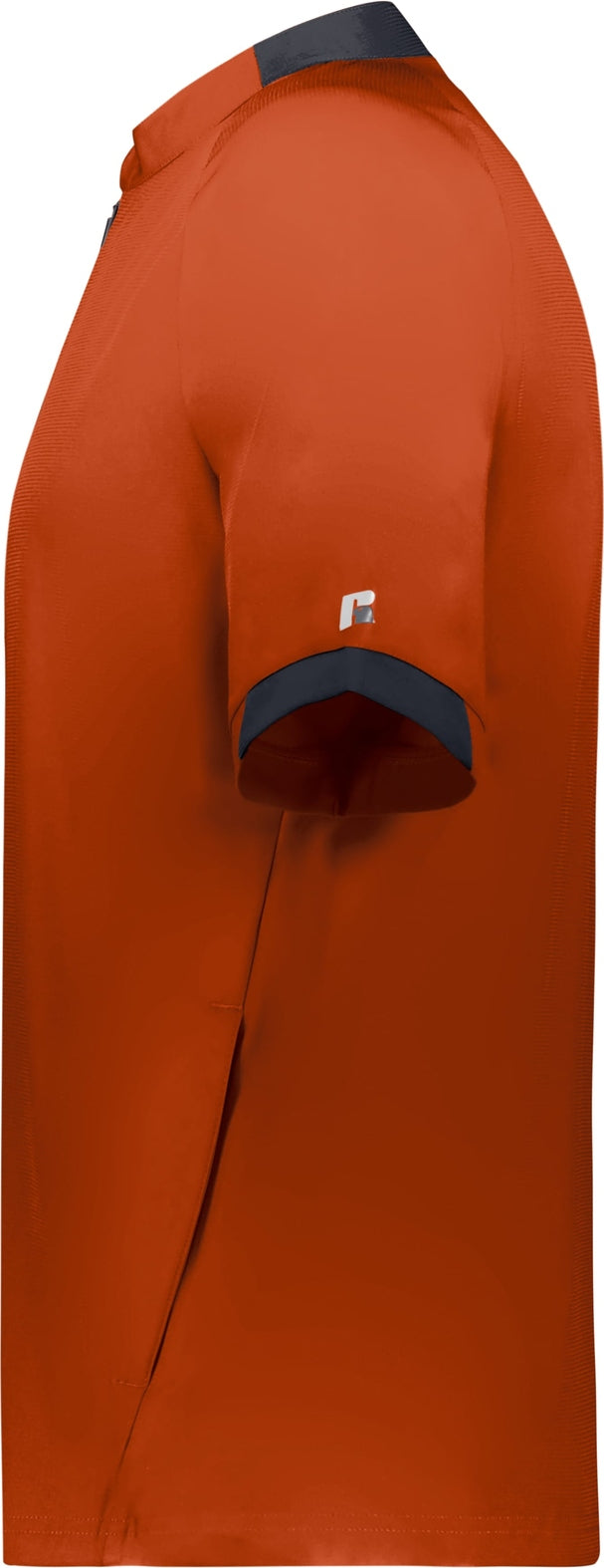 Russell R21dsm Ss Legend 1/2-zip Pullover - Burnt Orange Stealth
