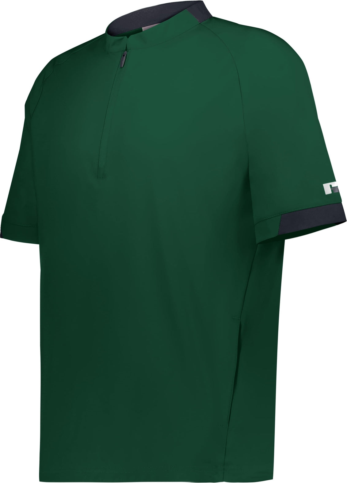 Russell R21dsm Ss Legend 1/2-zip Pullover - Dark Green Stealth - Forest Gray / Adult s