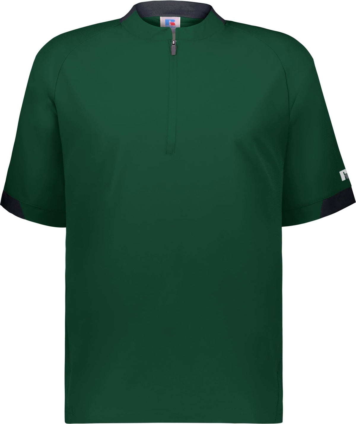 Russell R21dsm Ss Legend 1/2-zip Pullover - Dark Green Stealth