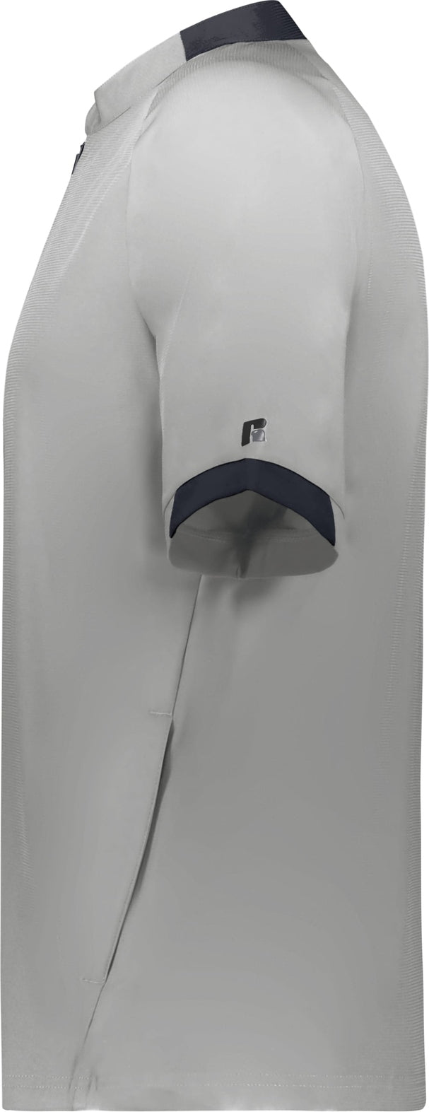 Russell R21dsm Ss Legend 1/2-zip Pullover - Grid Iron Silver Stealth