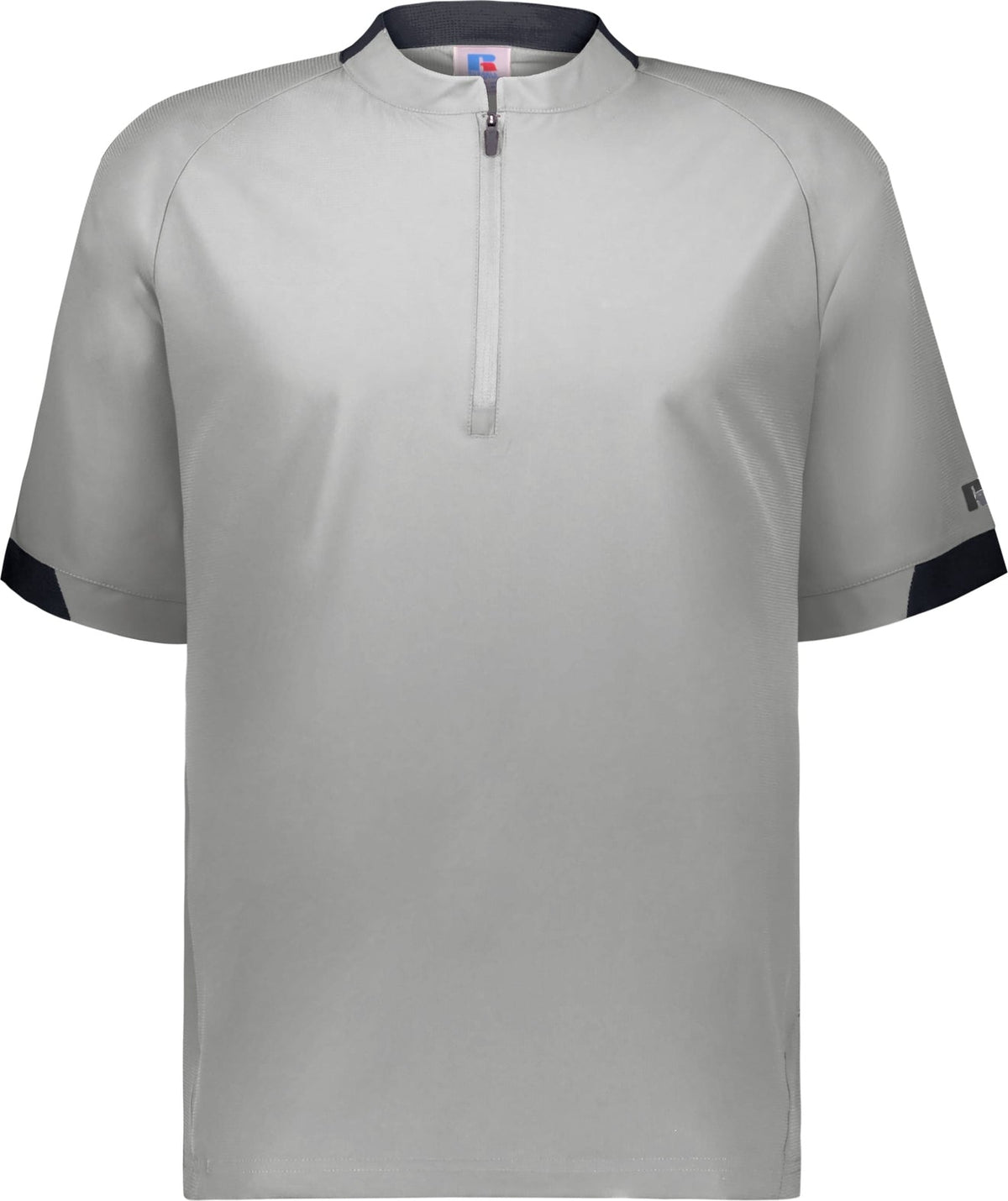 Russell R21dsm Ss Legend 1/2-zip Pullover - Grid Iron Silver Stealth