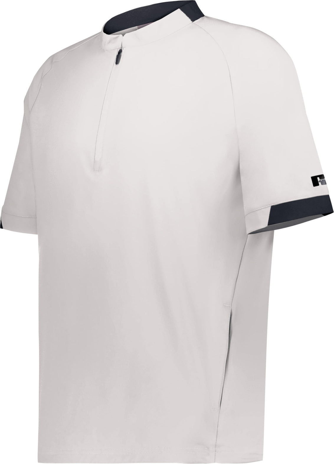 Russell R21dsm Ss Legend 1/2-zip Pullover - White Stealth - Dark Gray / Adult s