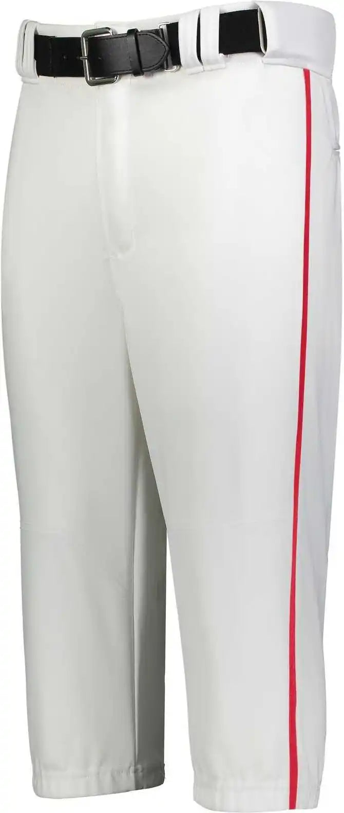 Russell R21lgb Youth Piped Diamond Series Knicker 2.0 - White True Red