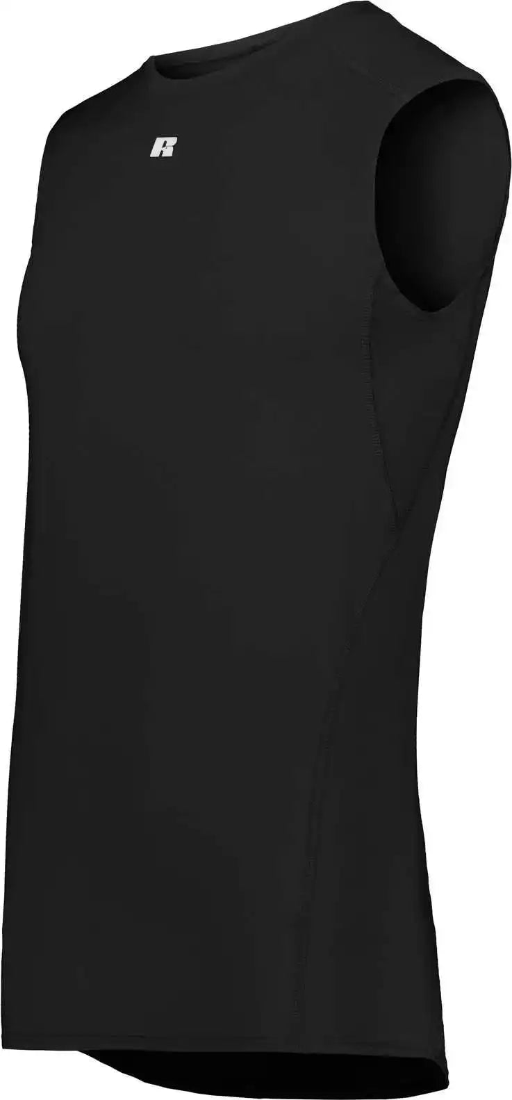 Russell R22cpm Coolcore Sleeveless Compression Tank Black