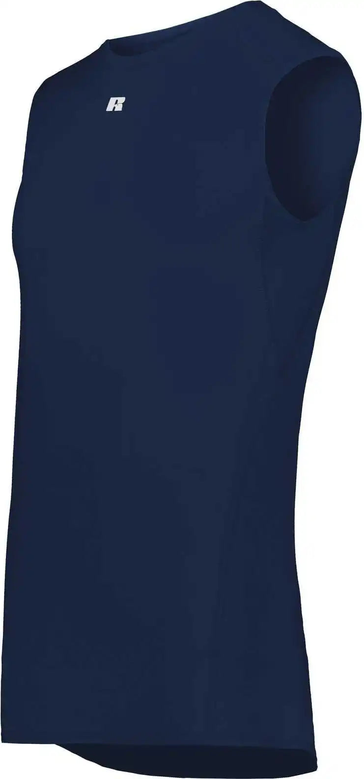 Russell R22cpm Coolcore Sleeveless Compression Tank - Navy