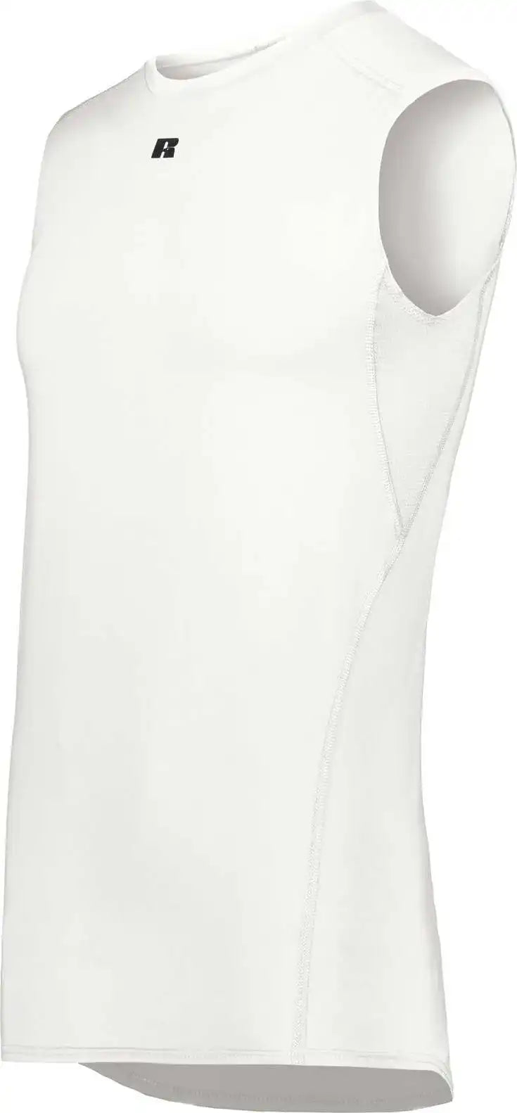 Russell R22cpm Coolcore Sleeveless Compression Tank White