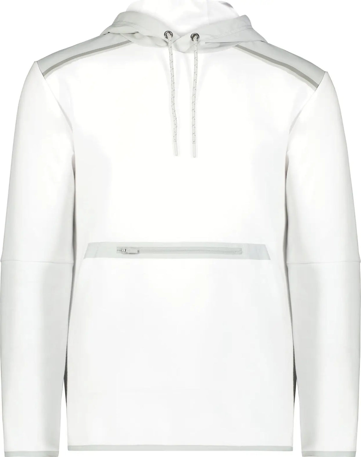 Russell R23tfm Legend Tech Fleece Hoodie - White Graphite Iron Silver