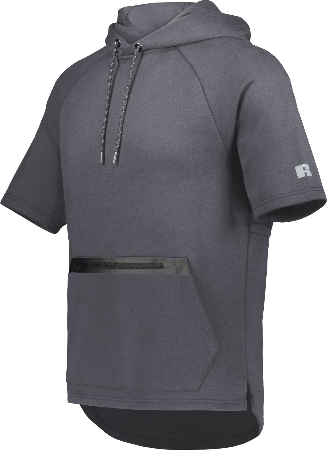 Russell R24tfm Legend Tech Ss Fleece Hoodie - Stealth - Dark Gray / Adult s