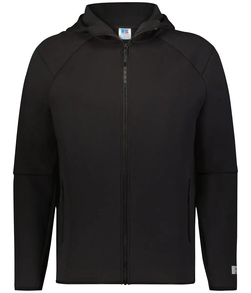 Russell R25tfm Legend Full Zip Tch Fleece Hoodie - Black