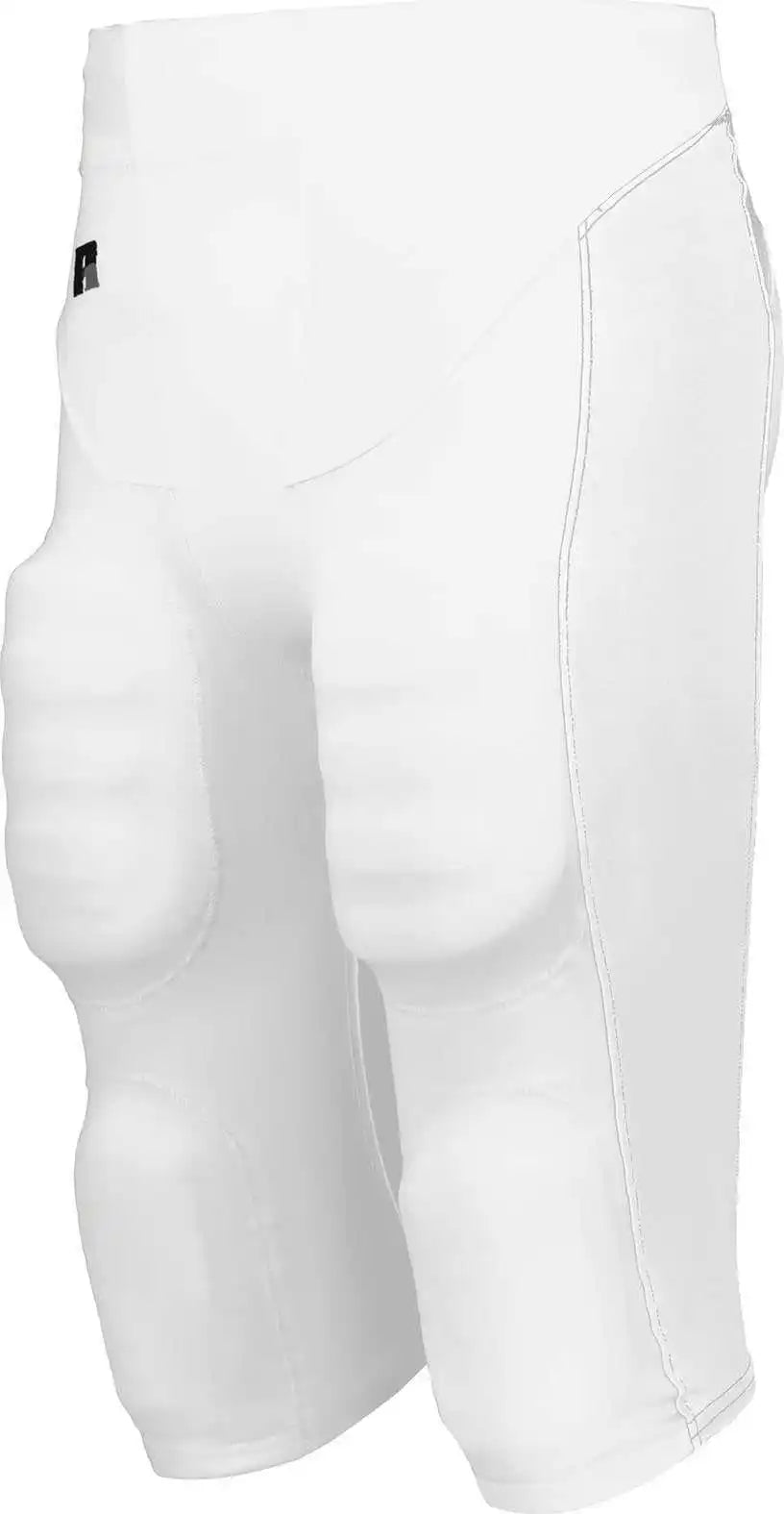 Russell R26xpw Youth Beltless Football Pant - White