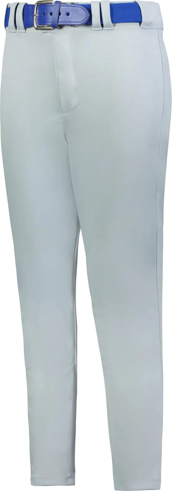 Russell R52lgm Baseline Tapered Leg Baseball Pant - Gray - Adult s