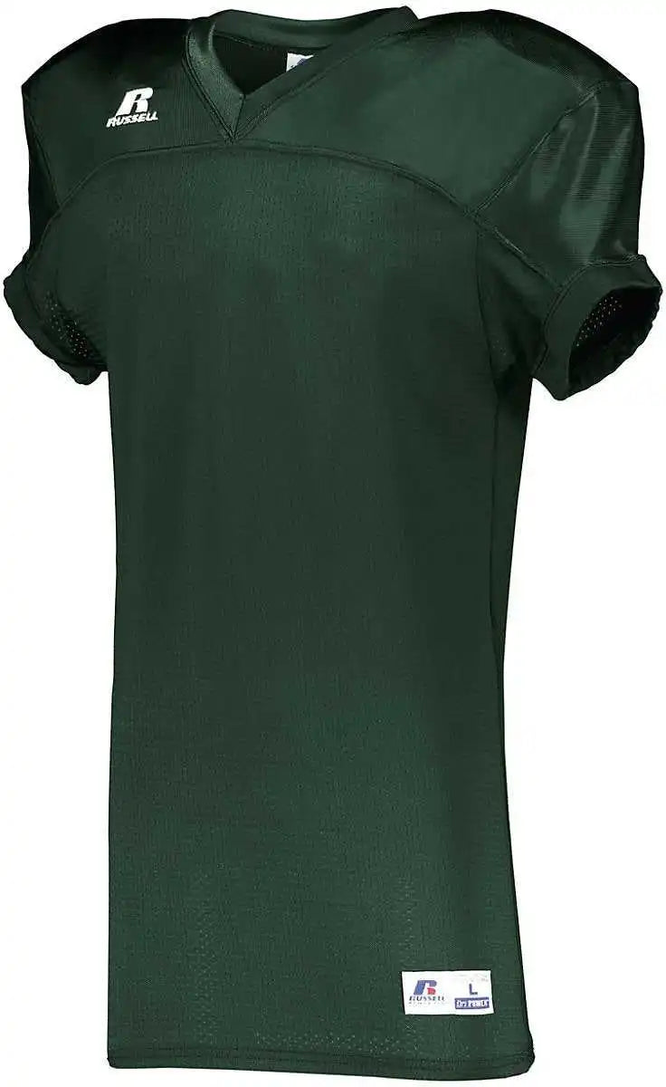 Russell S05smm Stretch Mesh Game Jersey - Dark Green