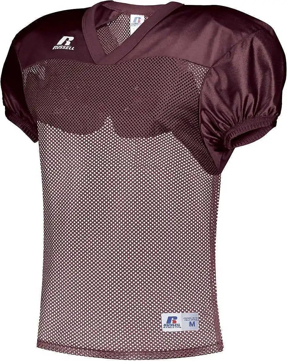 Russell S096bm Stock Practice Jersey - Maroon