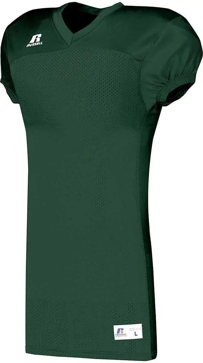 Russell S8623m Solid Jersey with Side Inserts - Dark Green