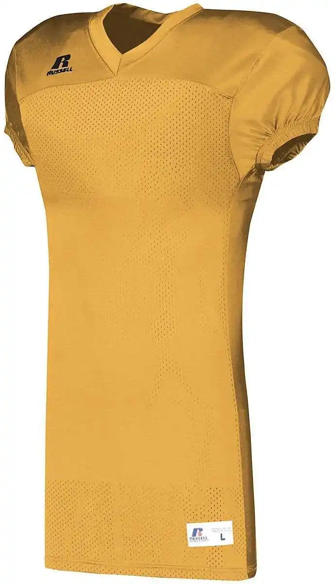 Russell S8623m Solid Jersey with Side Inserts - Gold