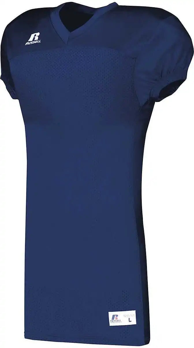 Russell S8623w Youth Solid Jersey with Side Inserts - Navy