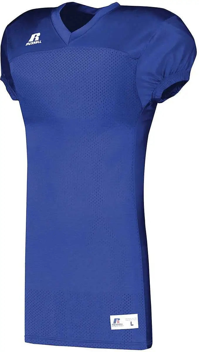 Russell S8623w Youth Solid Jersey with Side Inserts - Royal