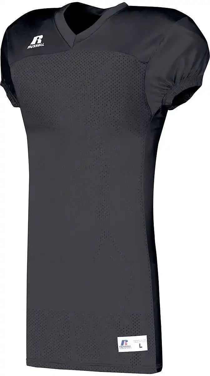 Russell S8623w Youth Solid Jersey with Side Inserts Stealth