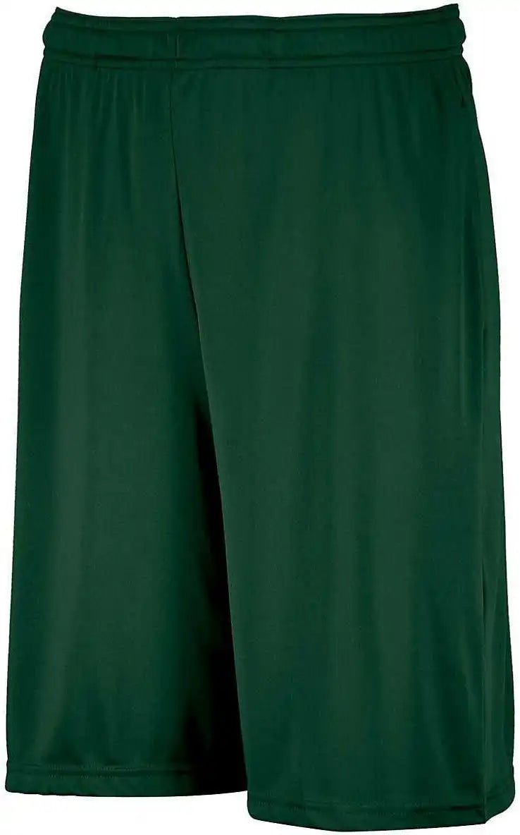 Russell Ts7x2b Youth Dri Power Essential Performance Shorts with Pockets Dark Green