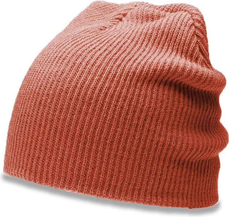 Rust Slouch Knit Beanie