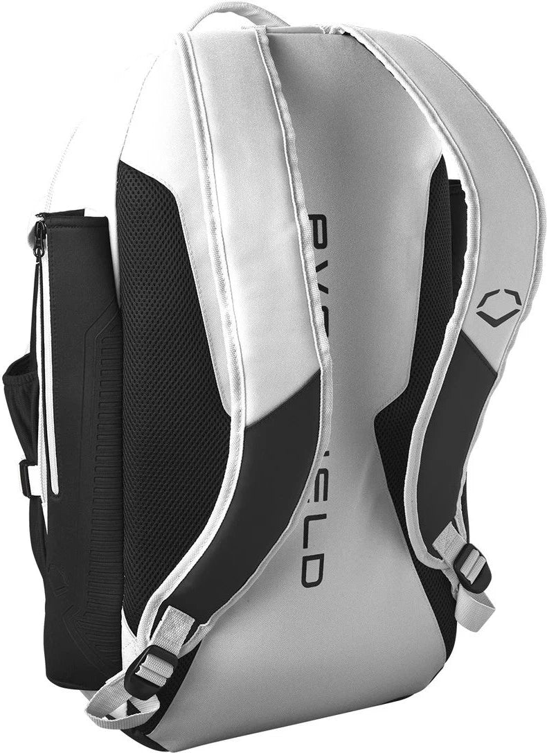 Evoshield Recruit Backpack Baseball/Softball Bat Bag - White - HIT a Doulbe - 3