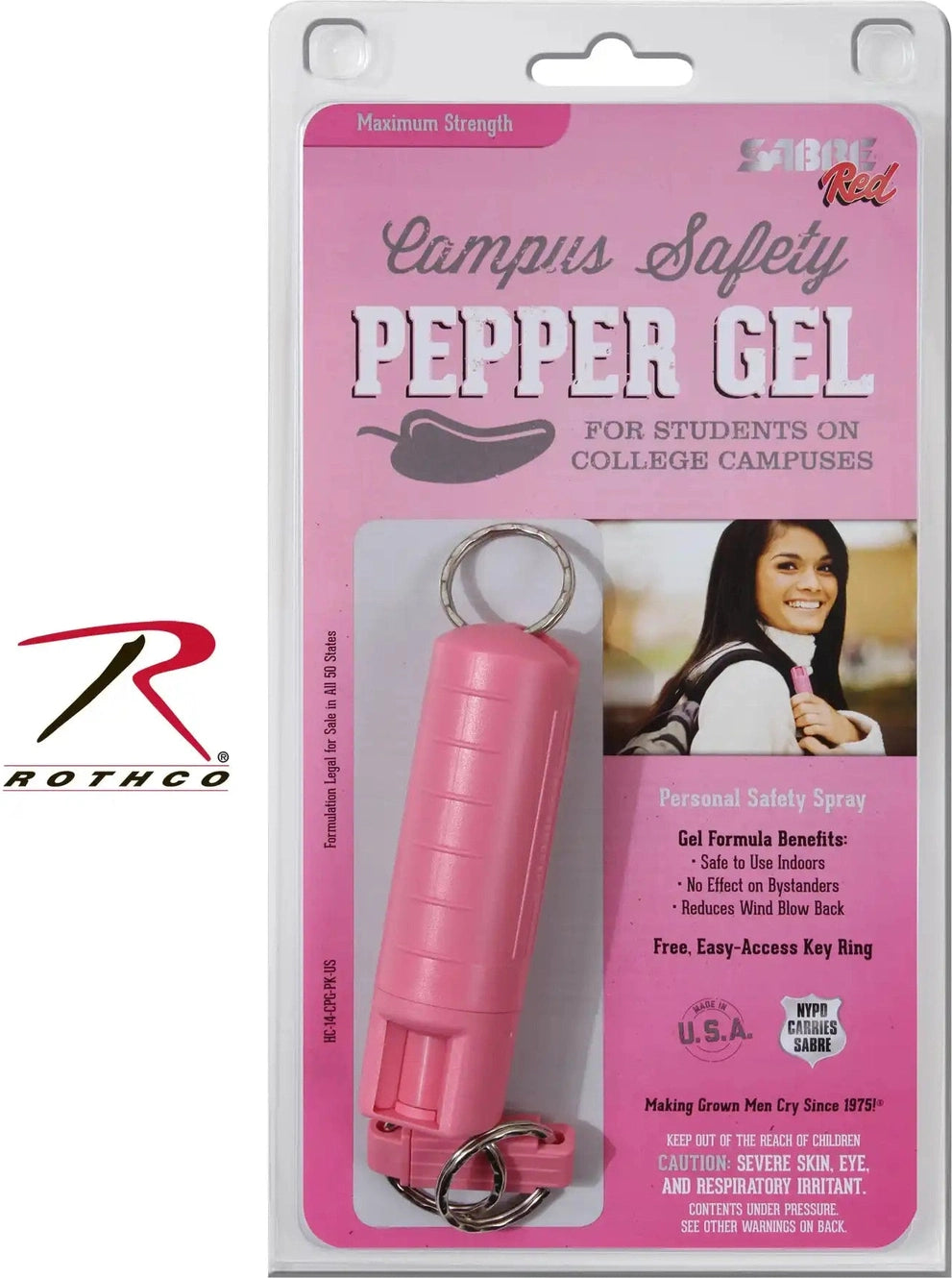 Sabre Pepper Gel Usa Pink (hc 14 Cpg Pk Us)