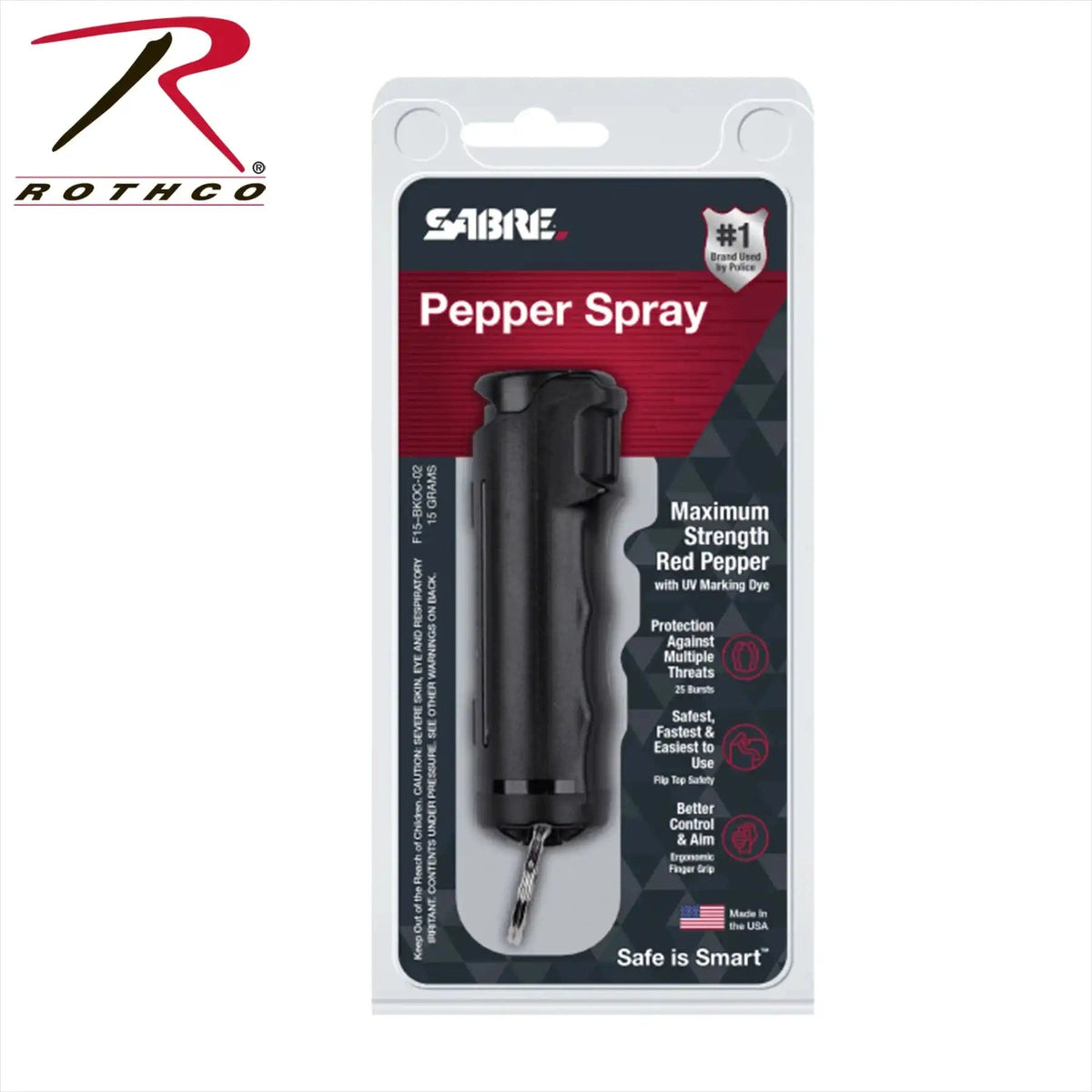 Sabre Pepper Gel with Flip Top &amp; Uv Marking Dye