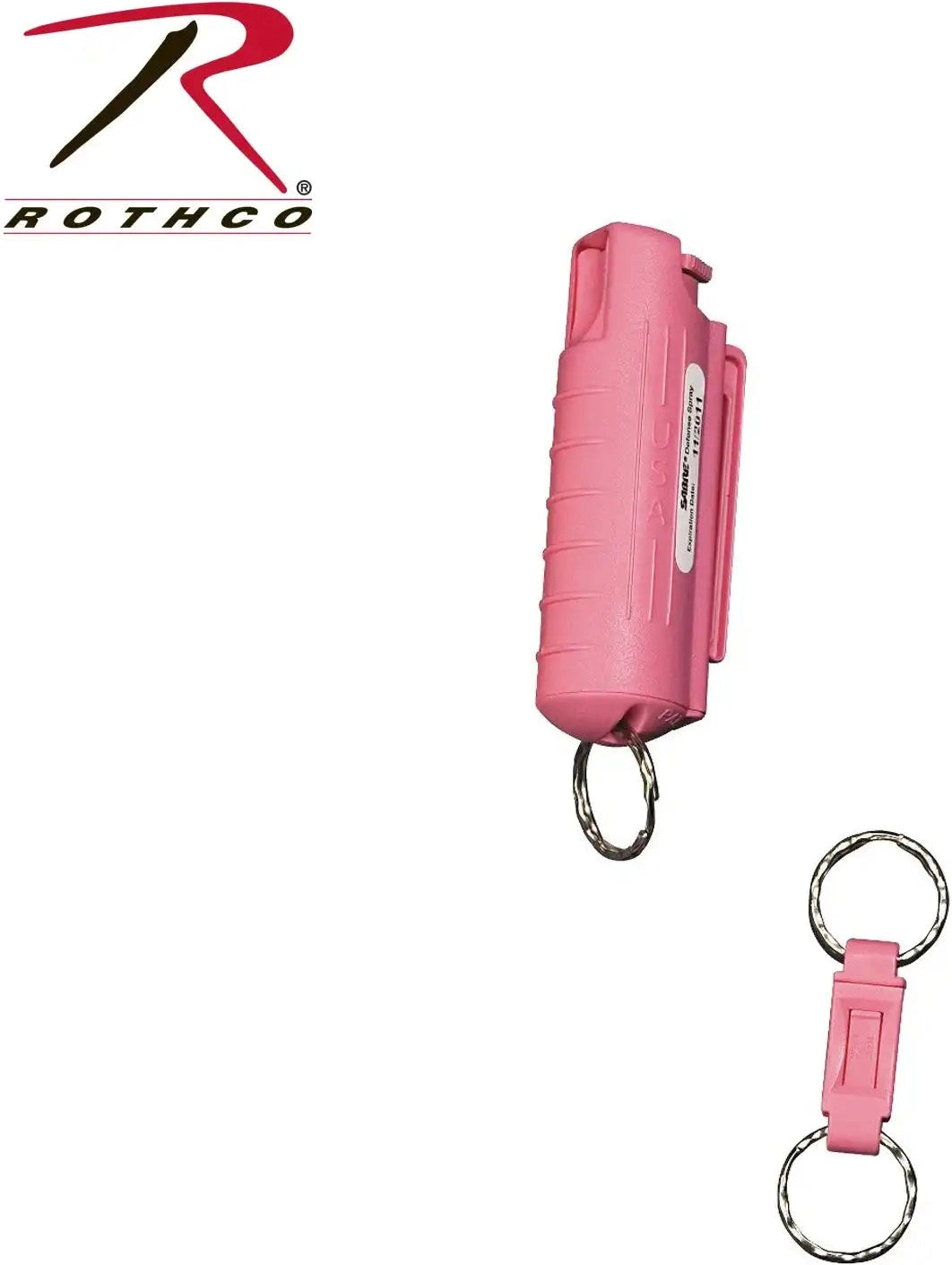 Sabre Red Usa Defense Spray W/pink Hard Case