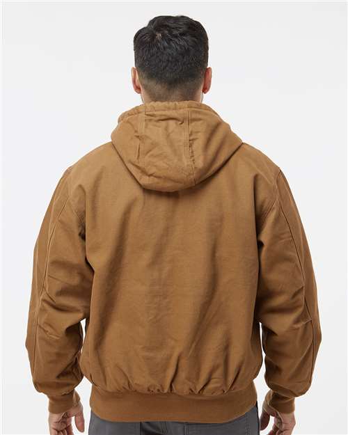 Saddle Cheyenne Boulder Cloth™ Hooded Jacket with Tricot Quilt Lining - 5020