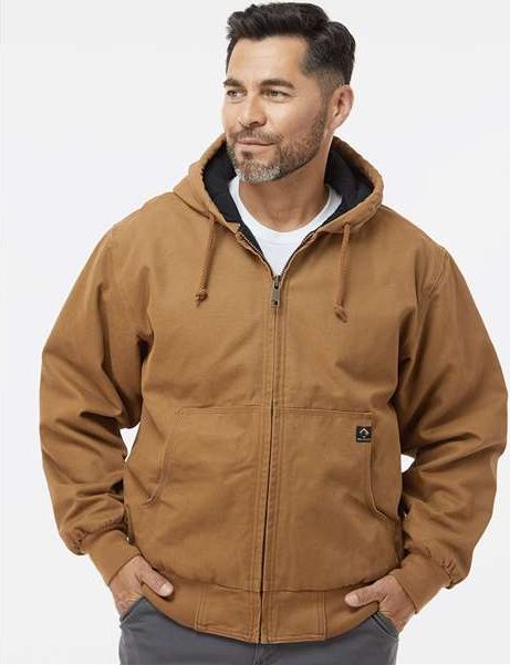 Saddle Cheyenne Boulder Cloth™ Hooded Jacket with Tricot Quilt Lining Tall Sizes - 5020T